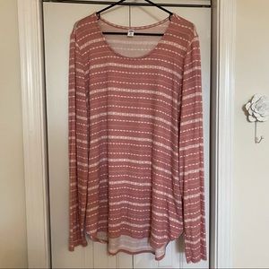 Pink Striped Shirt